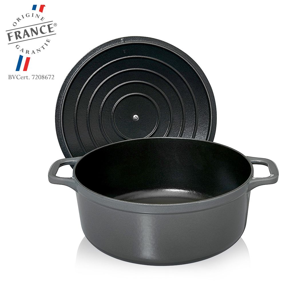 Chasseur Round Casserole Caviar