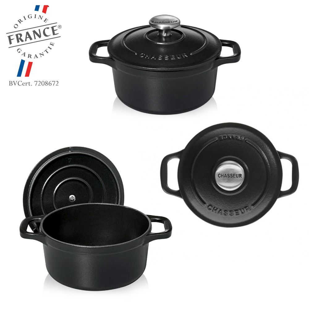 Chasseur - Round Casserole - Black Matte